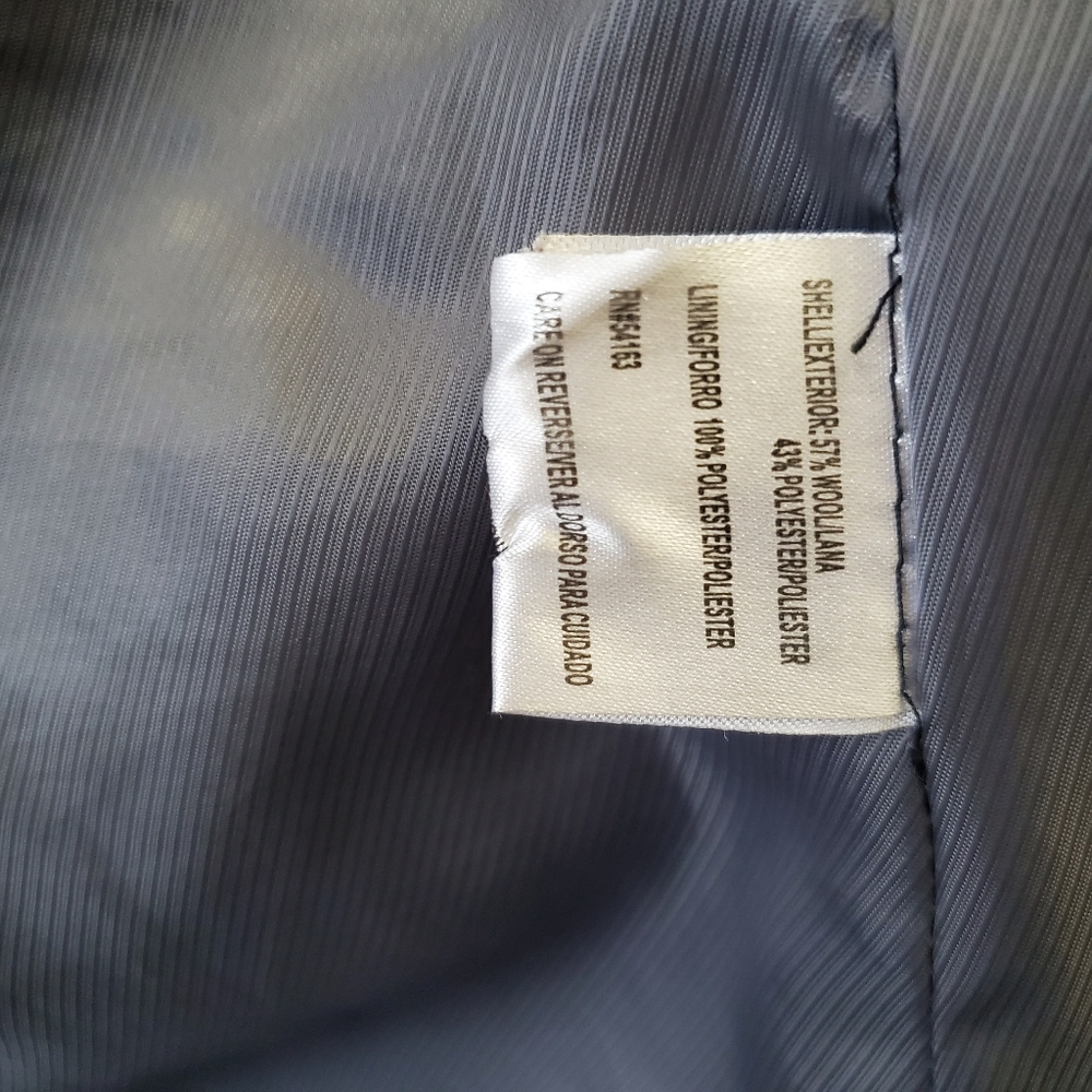 Calvin Klein Double Breasted Black Wool … - Picture 5 of 8